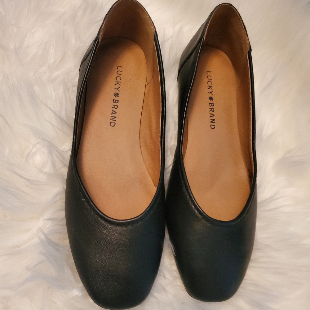 Lucky Brand Leather Flats